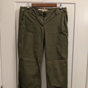 J.Crew Classic Twill Olive City Fit Chino in 6R